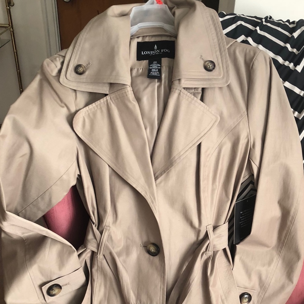 Nordstrom’s Tan Brand New London Fog Trench coat